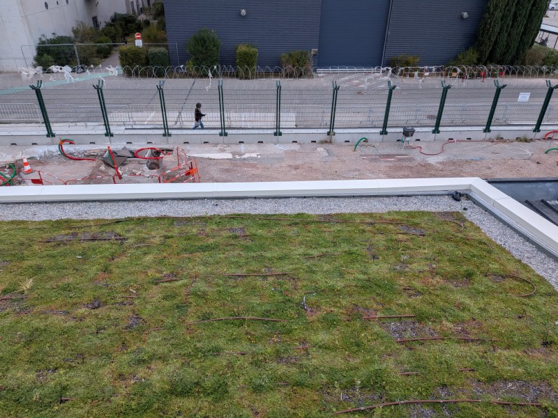 Etanchéité bicouche et végétalisée sur toiture béton au Mourillon à Toulon dans le Var